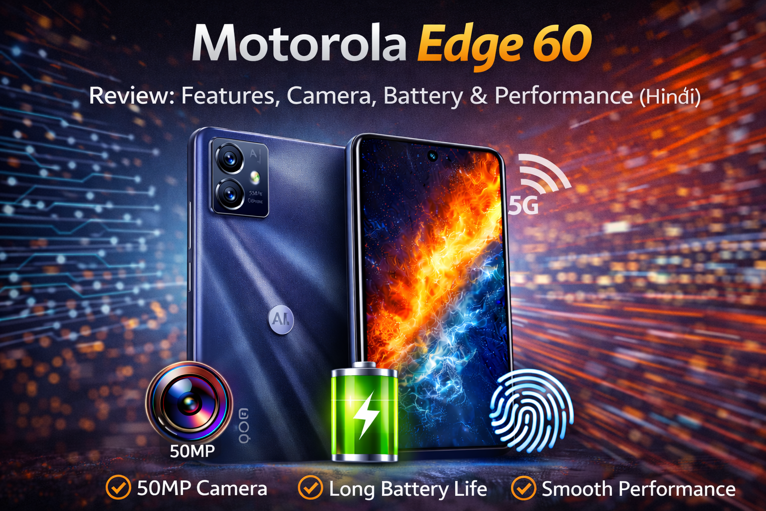 Motorola Edge 60 Review: Features, Camera, Battery & Performance (Hindi)