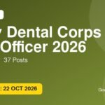 Army Dental Corps SSC 2026: BDS/MDS के लिए 37 पदों पर शॉर्ट सर्विस कमीशन, योग्यता, आयु और आवेदन Army Dental Corps SSC 2026