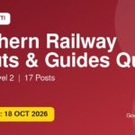 Southern Railway Scouts & Guides Quota Recruitment 2026-27: Level 1 और Level 2 के 17 पदों पर भर्ती, पूरी जानकारी Southern Railway Scouts & Guides Quota Recruitment 2026-27